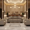 Atlantic Cay - Stone Linen Graffiti-Free PU Upholstered Sofa | Architectural Fabrics