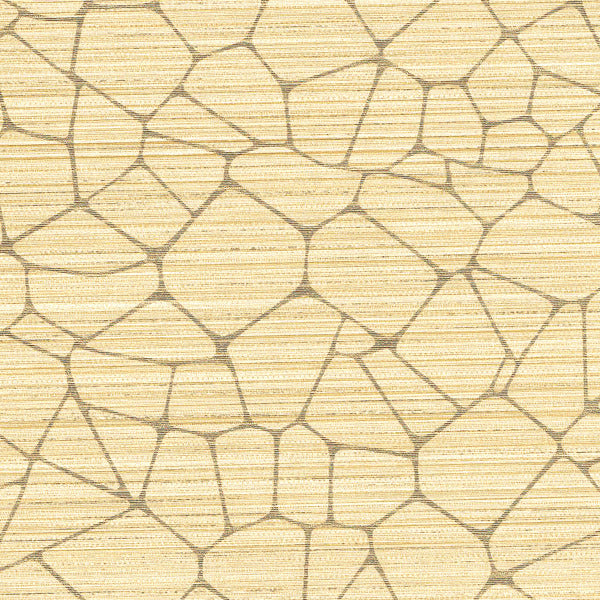 Athens Coda Latte Wallcovering | Phillipe Romano