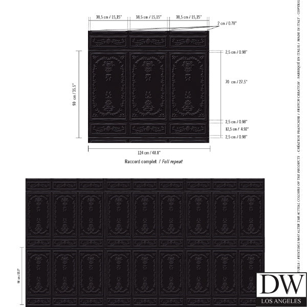 Glam Glypta - Padded Wall Panels Memo Sample | Phillipe Romano
