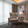 Linen Island - Flint Upholstered Chair | Architectural Fabrics