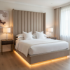 Maho Bay - Mushroom Upholstered Headboard | Architectural Fabrics