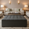 Marigot - Abyss Upholstered Ottoman | Architectural Fabrics