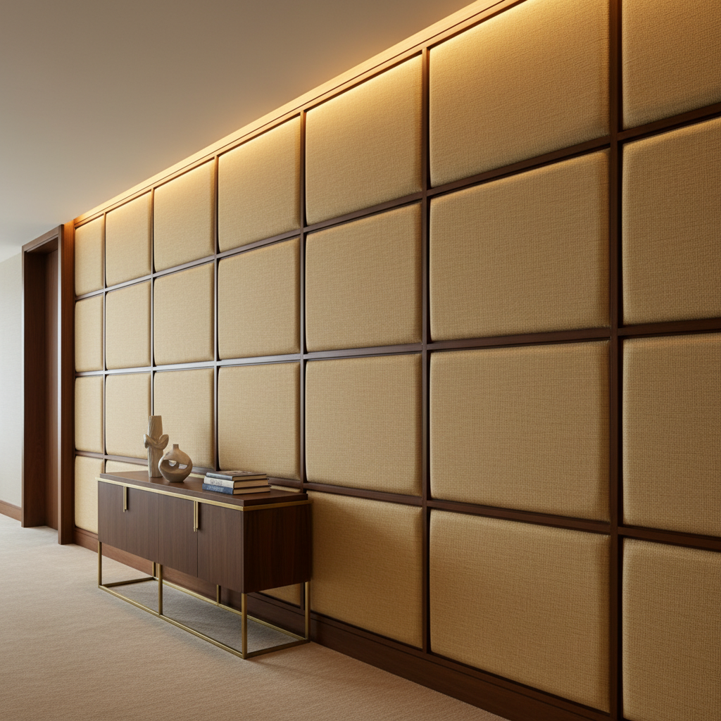 Tortola - Straw Upholstered Wall Panel | Architectural Fabrics