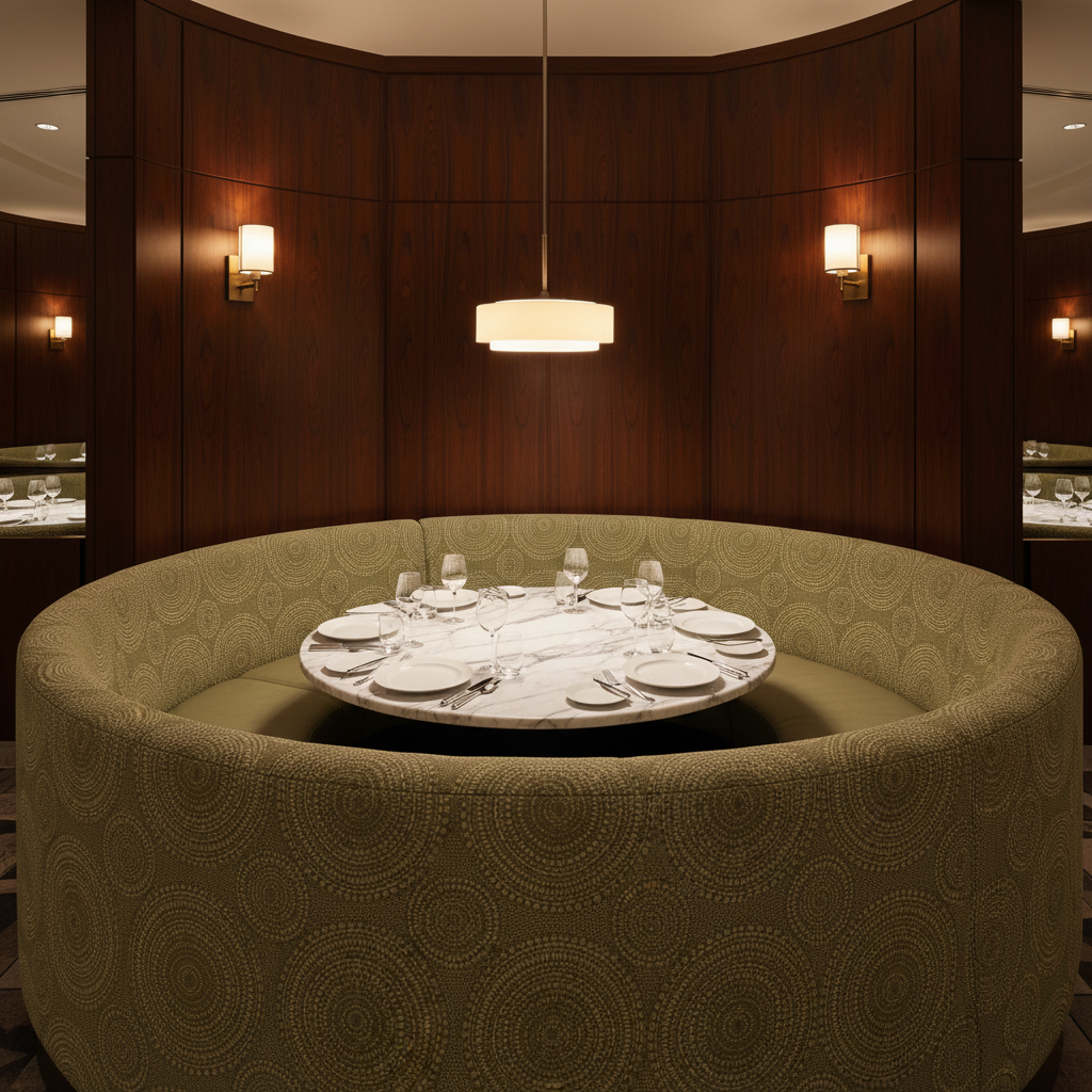 Virgin Gorda - Garden Upholstered Banquette | Architectural Fabrics