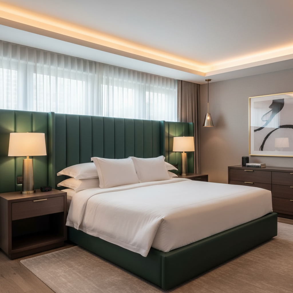 Kralendijk - Spruce Upholstered Headboard | Architectural Fabrics