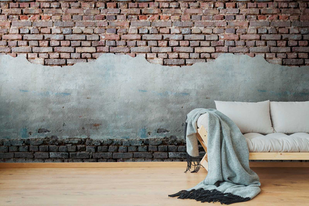 Livingwalls Design Panel the Wall Gray Wallcovering | AS Creation