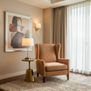 Woven Crosshatch Texture Rustic Sienna Upholstered Chair | Architectural Fabrics