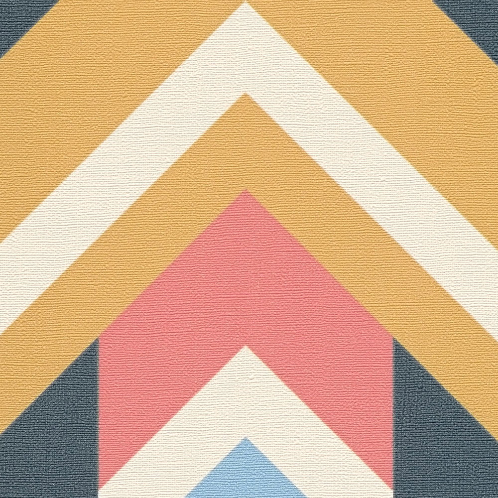 Retro Chic Mustard Wallcovering | AS Creation