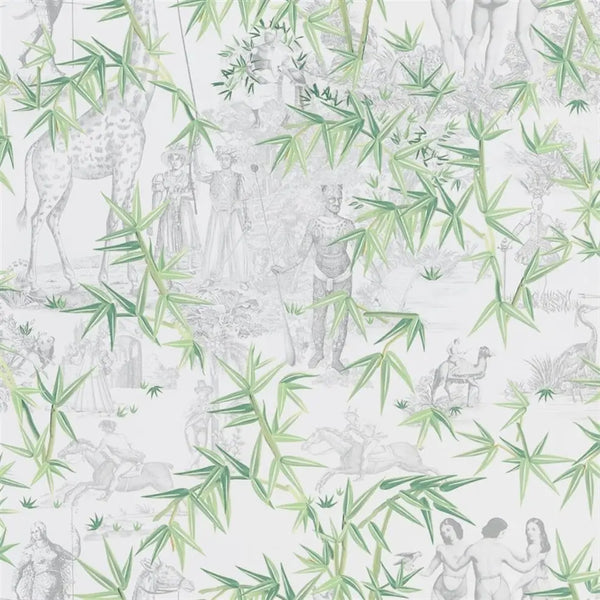 Exotisme Toile 01  Wallpaper | Christian Lacroix Europe