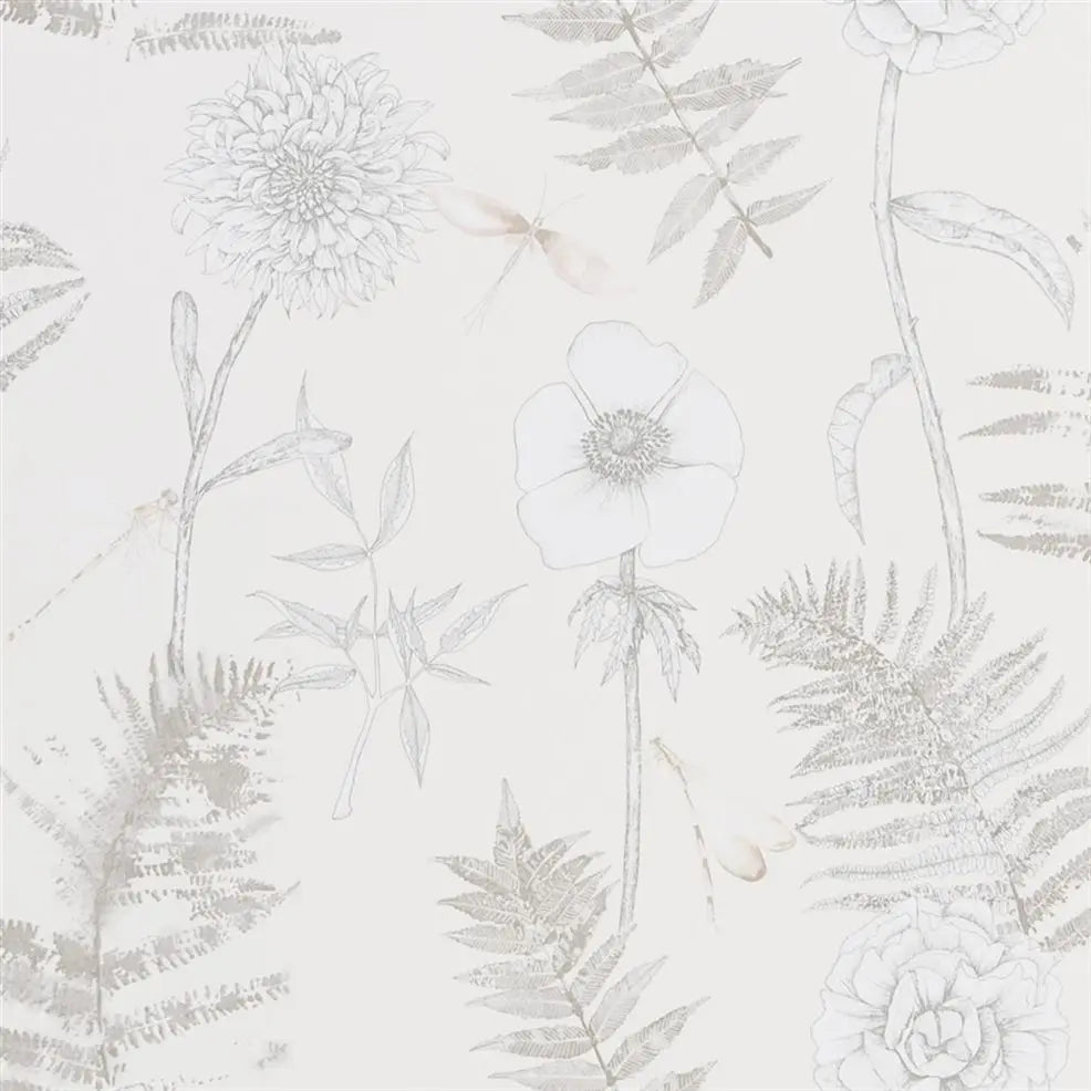 Acanthus Watercolor 05  Wallpaper | Designer's Guild Europe