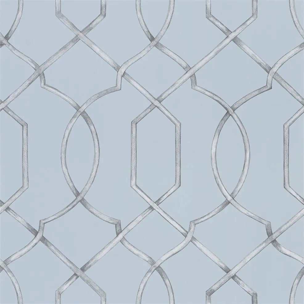 Rabeschi 2 Delft Blue Wallpaper | Designer's Guild Europe