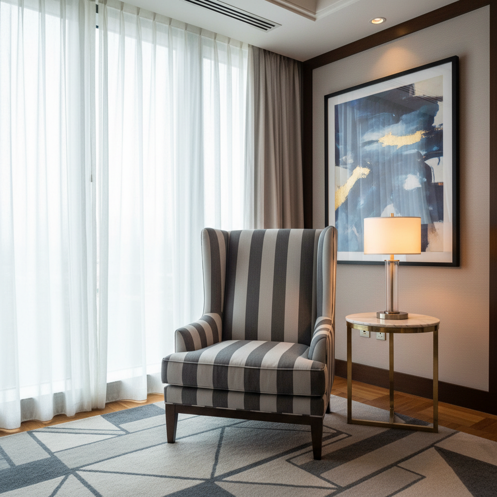 Bedford Sage Upholstered Chair | Architectural Fabrics