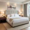 Turquoise Bay - Oat Upholstered Headboard | Architectural Fabrics