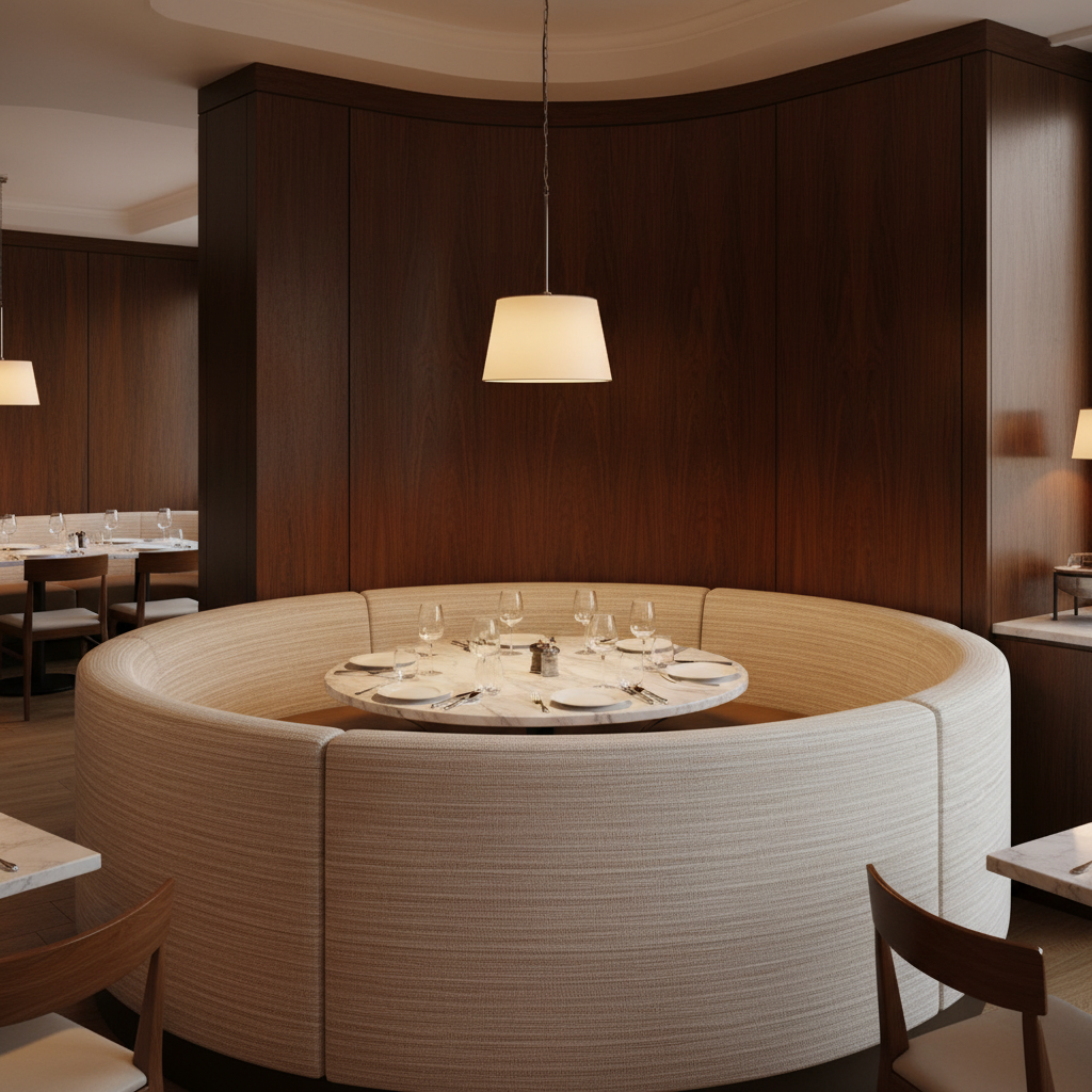 Azores - Azores Tekloom Performance Upholstered Banquette | Architectural Fabrics