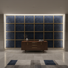 Turf Bay - Cobalt Upholstered Wall Panel | Architectural Fabrics