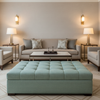 Manchioneel - Fresh Upholstered Ottoman | Architectural Fabrics