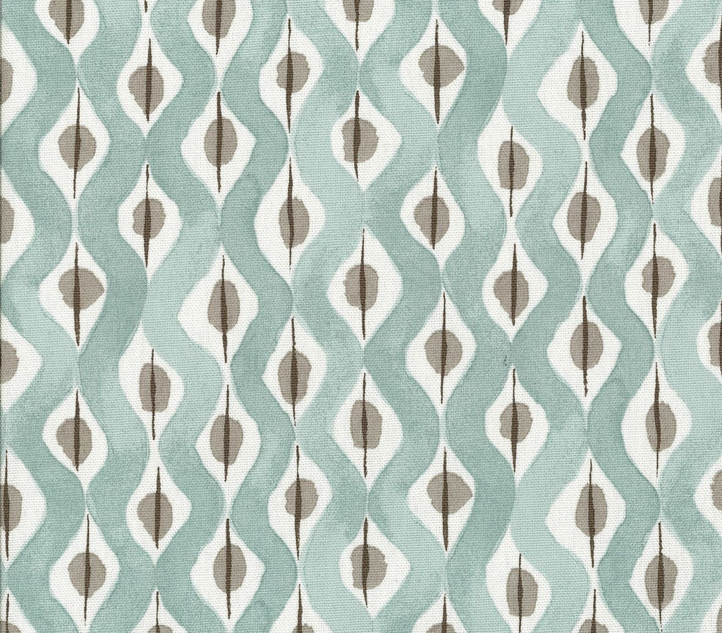 DWCY-900178 Nina Campbell Fabric Aqua designer-wallcoverings-los-angeles