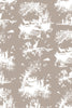 Hunting Toile White on Stone