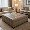 Big Bird - Big Bird Performance Vinyl Upholstered Ottoman | Architectural Fabrics