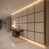 Ultrasuede Parchment -  White Upholstered Wall Panel | Ultrasuede Upholstery