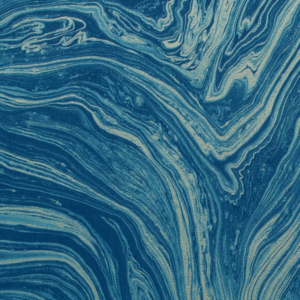 Athens Aislinn Mazarine Wallcovering | Phillipe Romano