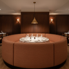 Abaca - Terracotta Weave Tekloom Performance Upholstered Banquette | Architectural Fabrics