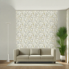 Room Setting - Graffiti Stone Wallcovering
