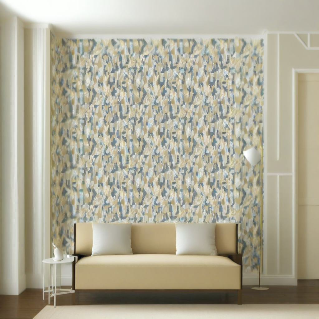 Room Setting - Graffiti Sky Wallcovering