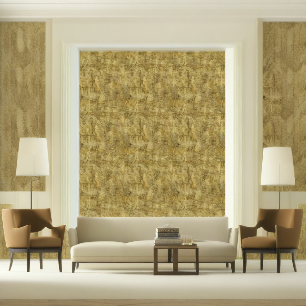 Room Setting - Reflection Copper Wallcovering
