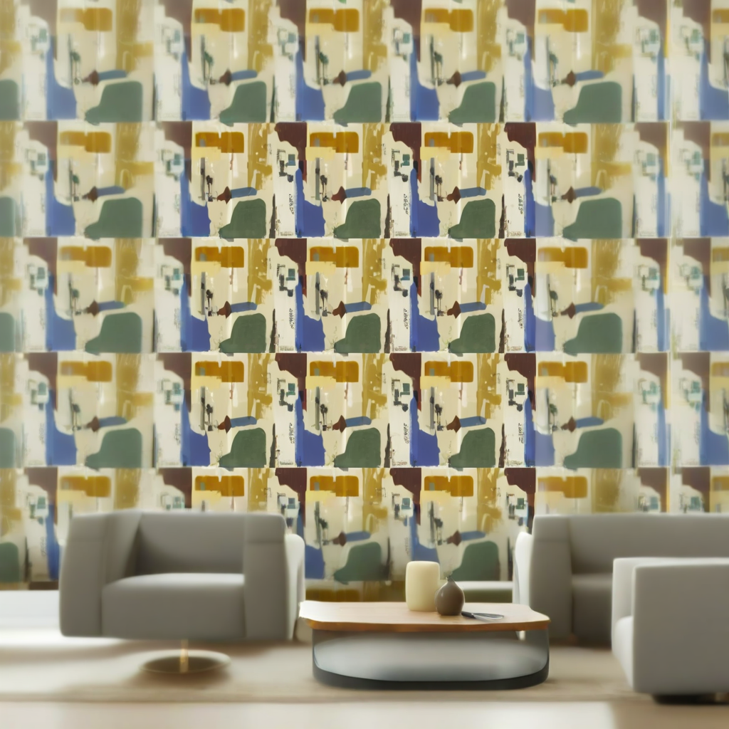 Room Setting - Demolition Copper Wallcovering