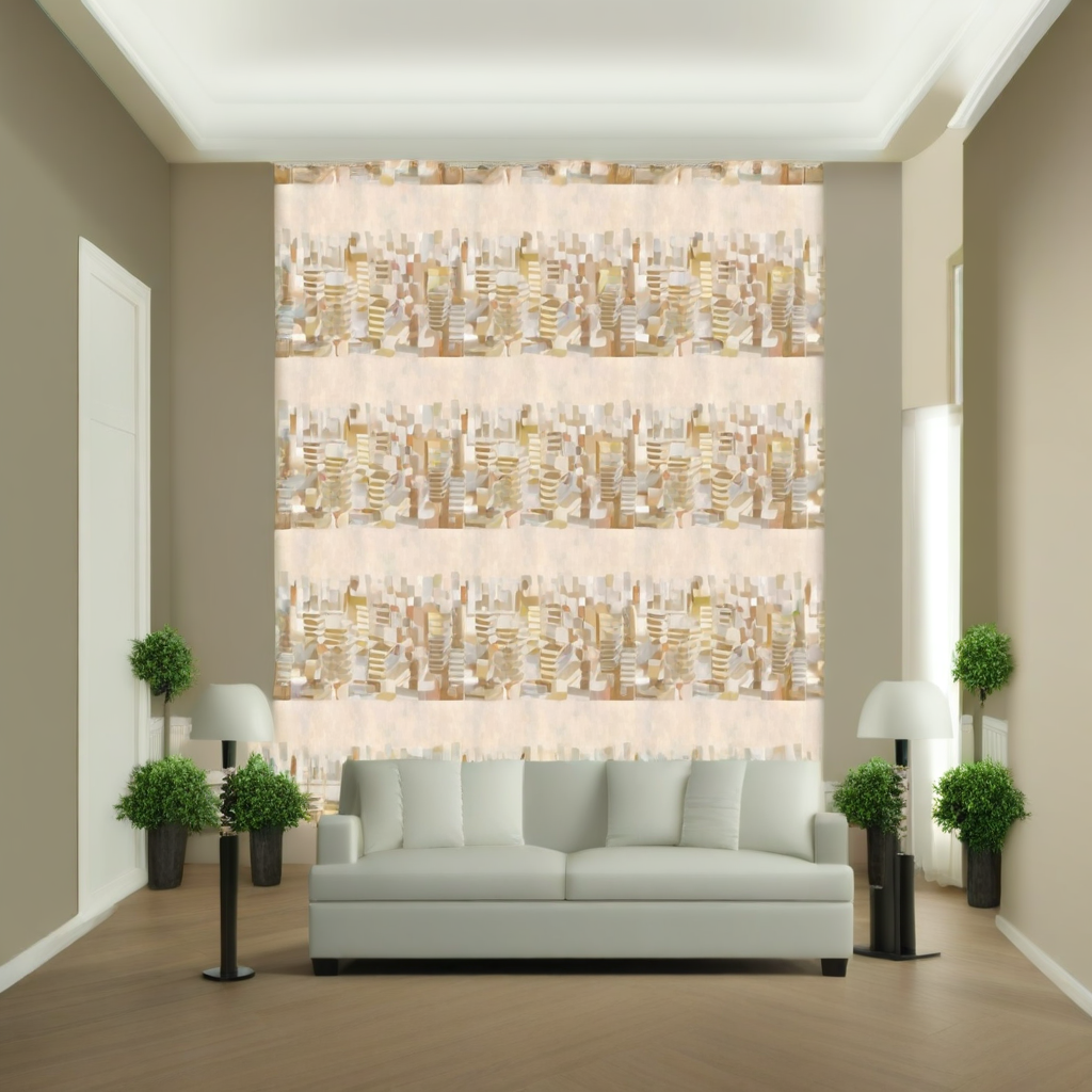 Room Setting - Skyline autumn Wallcovering
