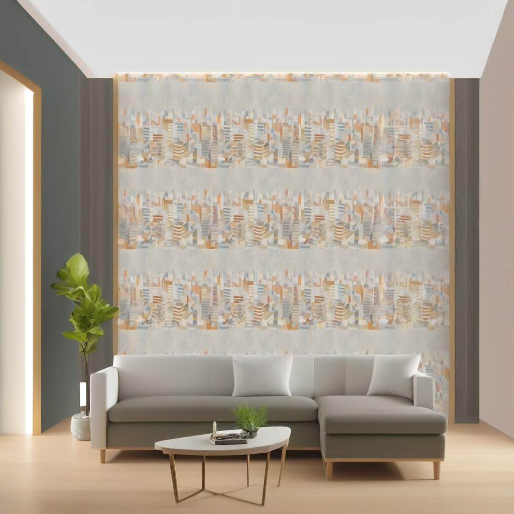 Room Setting - Skyline Winter Wallcovering
