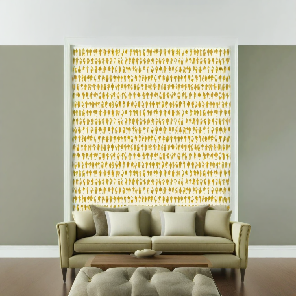 Room Setting - Executives Copper Wallcovering