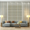 Room Setting - Subway Silver Wallcovering
