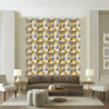 Room Setting - Buildings Lilac Wallcovering
