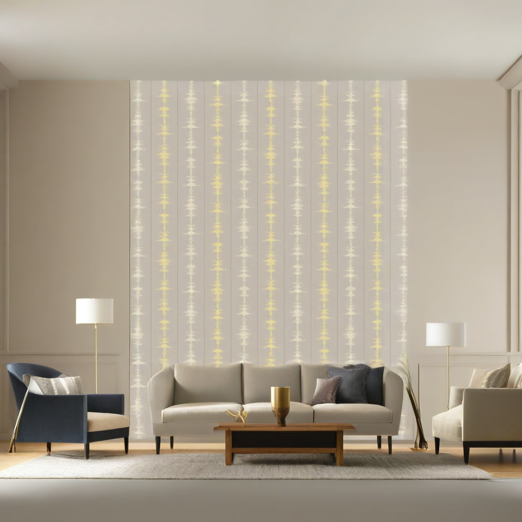 Room Setting - Vibes Silver Wallcovering
