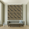 Room Setting - Pipelines Stone Wallcovering