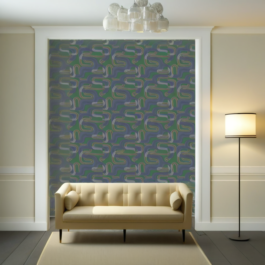 Room Setting - Pipelines Park Wallcovering