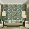 Room Setting - Amazonia Cobalto Wallcovering