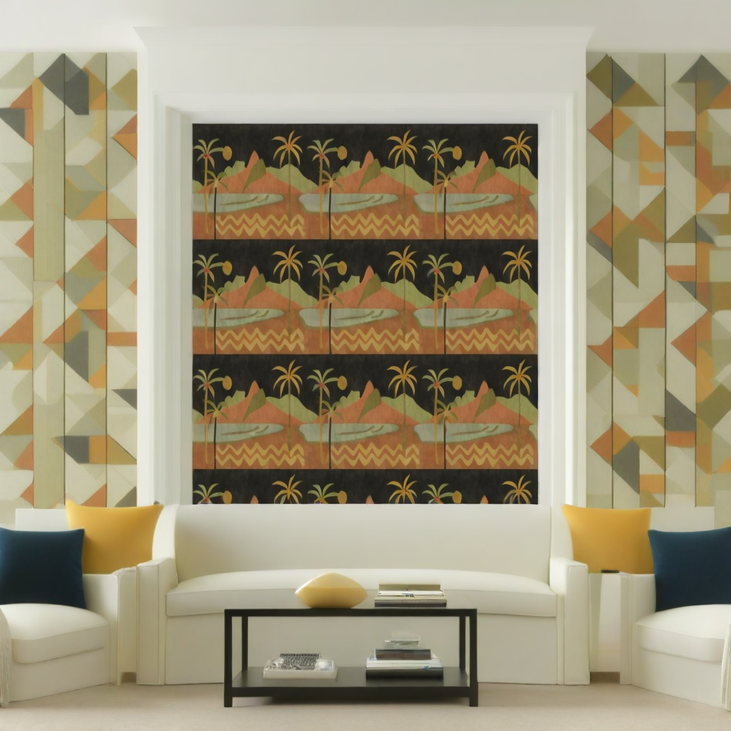 Room Setting - Janeiro Ébano Wallcovering