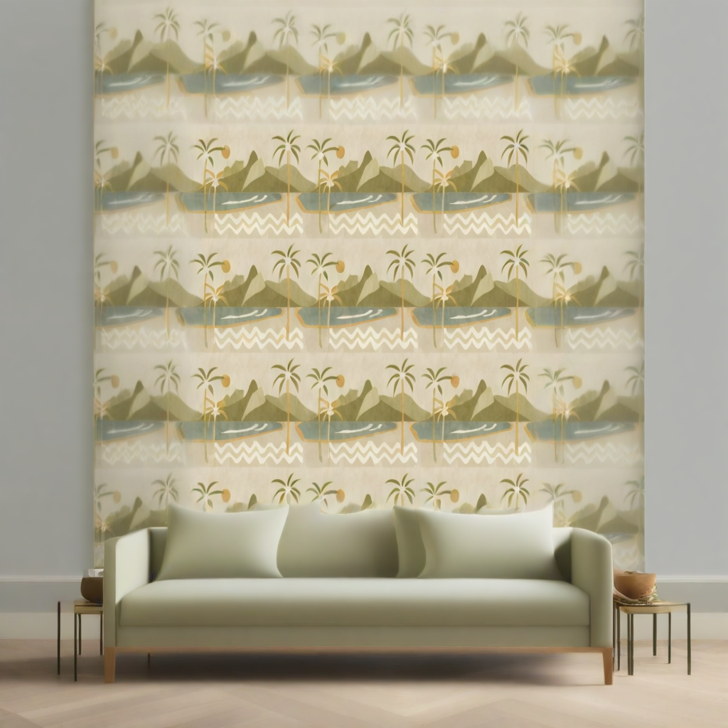Room Setting - Janeiro Arena Wallcovering