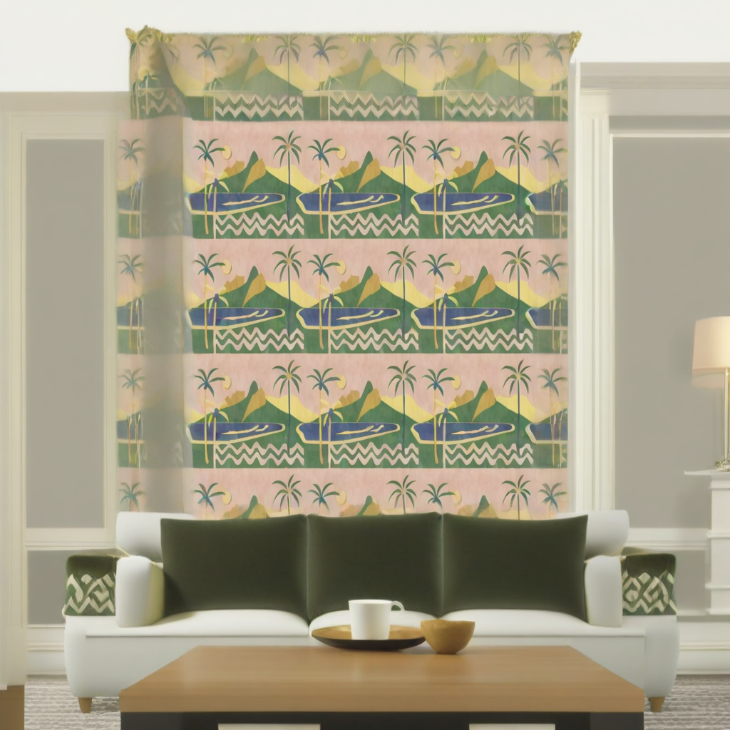 Room Setting - Janeiro Rosa Wallcovering
