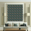 Room Setting - Tropicalia Cobalto Wallcovering