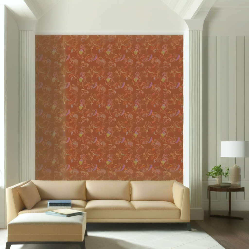 Room Setting - Guanábana Terracota Wallcovering