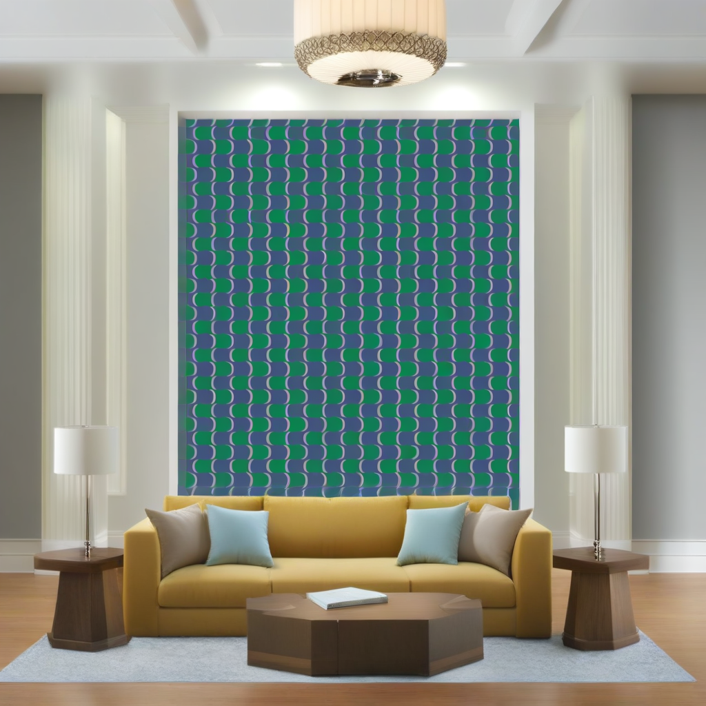 Room Setting - Copacabana Cobalto Wallcovering
