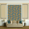 Room Setting - Monstera Índigo Wallcovering