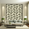 Room Setting - Monstera Arena Wallcovering