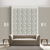 Room Setting - Postal Black and White Wallcovering