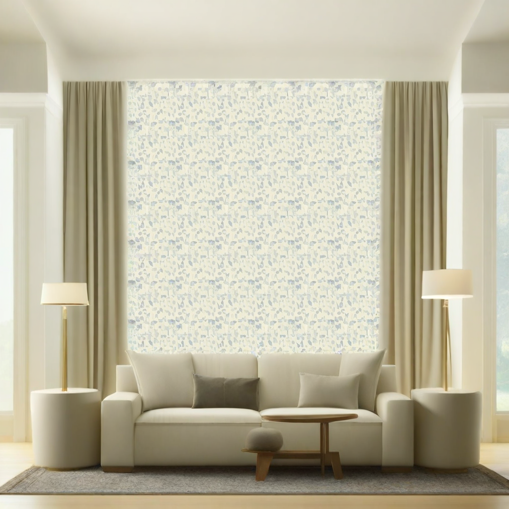 Room Setting - Souvenirs Blue Wallcovering
