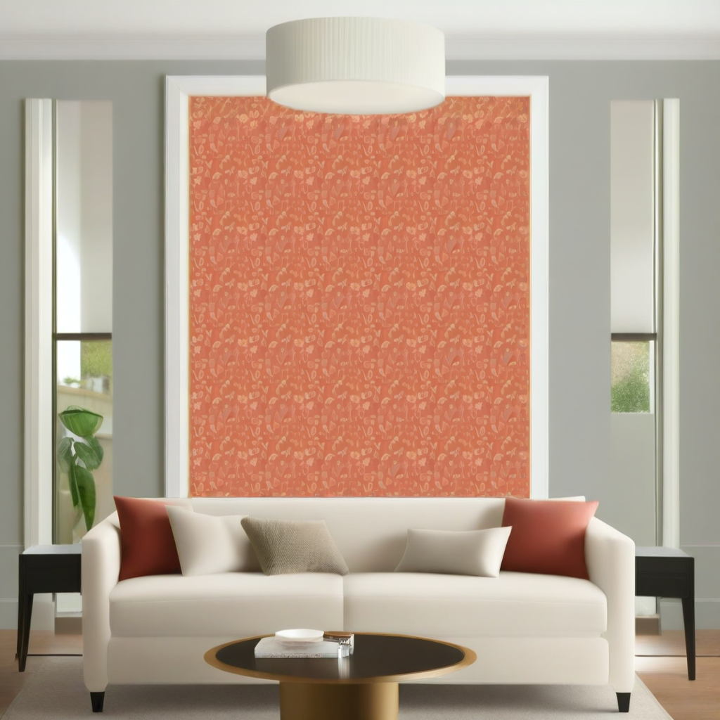 Room Setting - Souvenirs Red Wallcovering